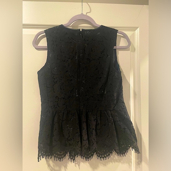 J Crew Sleeveless Lace Peplum Top - Picture 5 of 5